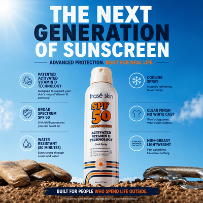 Sunscreen cool spray